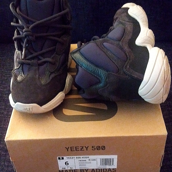 Men's adidas Yeezy 500 High Slate FW4968 Excellent - Picture 4 of 13